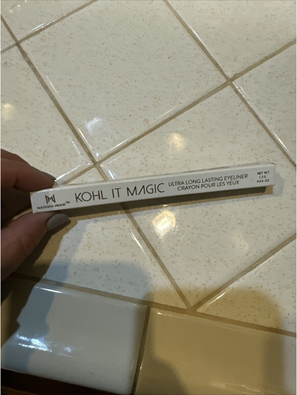 Natasha Moor Kohl It Magic Ultra Long Lasting Eyeliner Crayon .04oz Black NIB